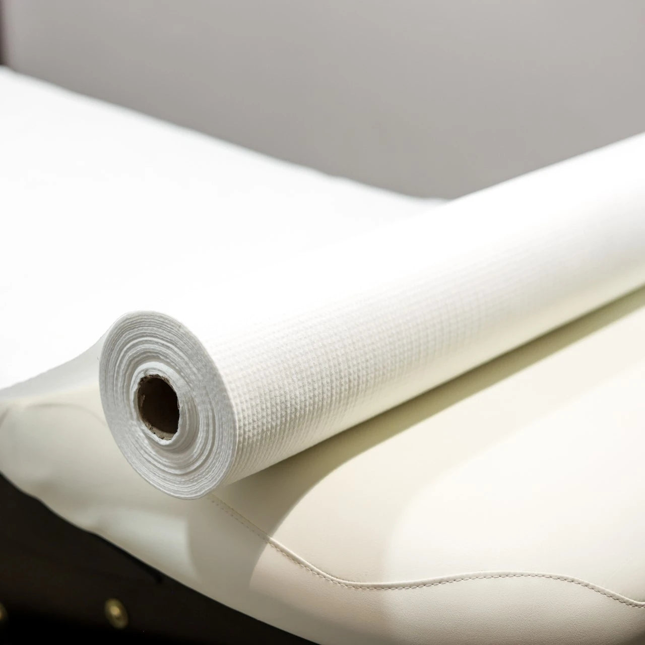 Rouleau De Drap D'examen Médical Blanc - 50cm X 46m - Double épaisseur