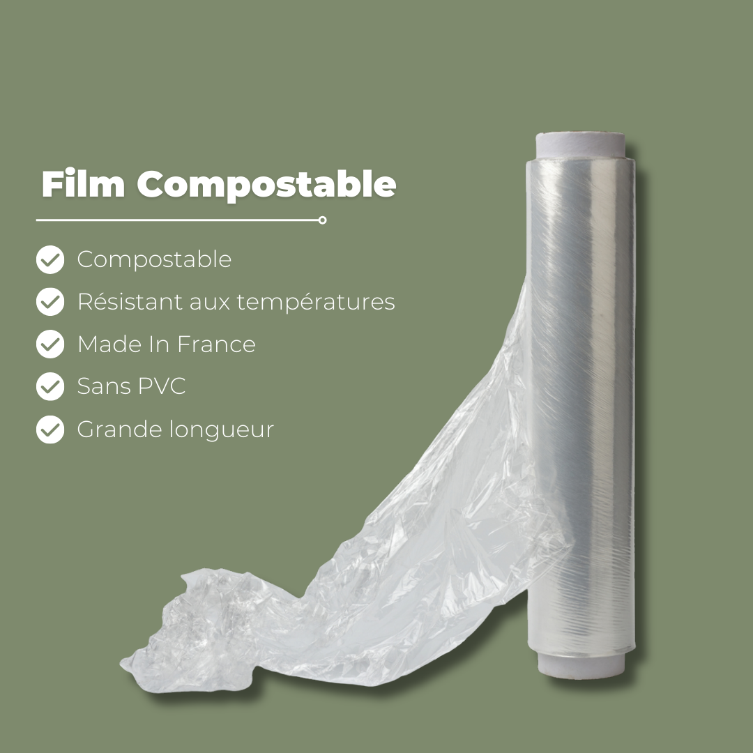 
                  
                    Food Stretch® Compostable - Film étirable alimentaire
                  
                