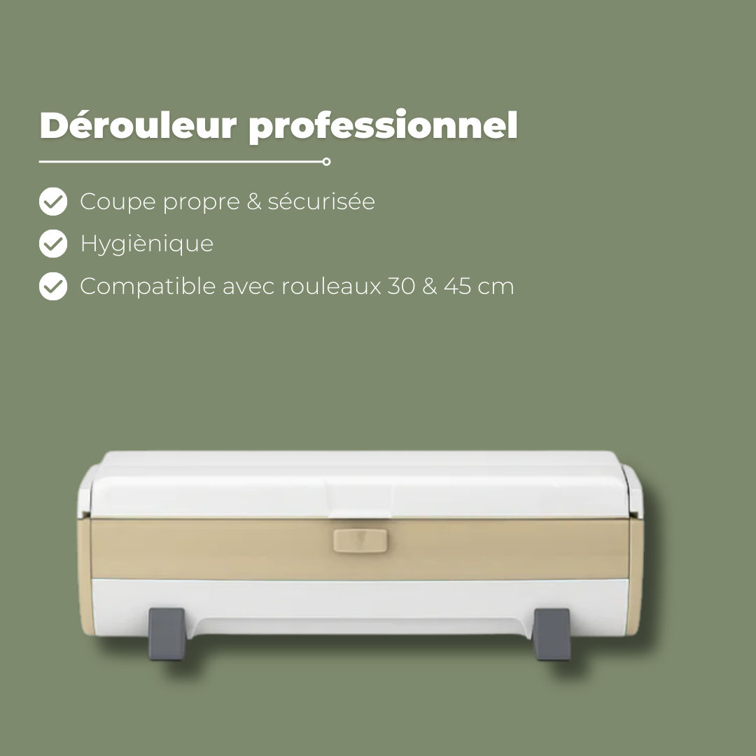 
                  
                    Distributeur de film alimentaire universel 30cm-45cm
                  
                