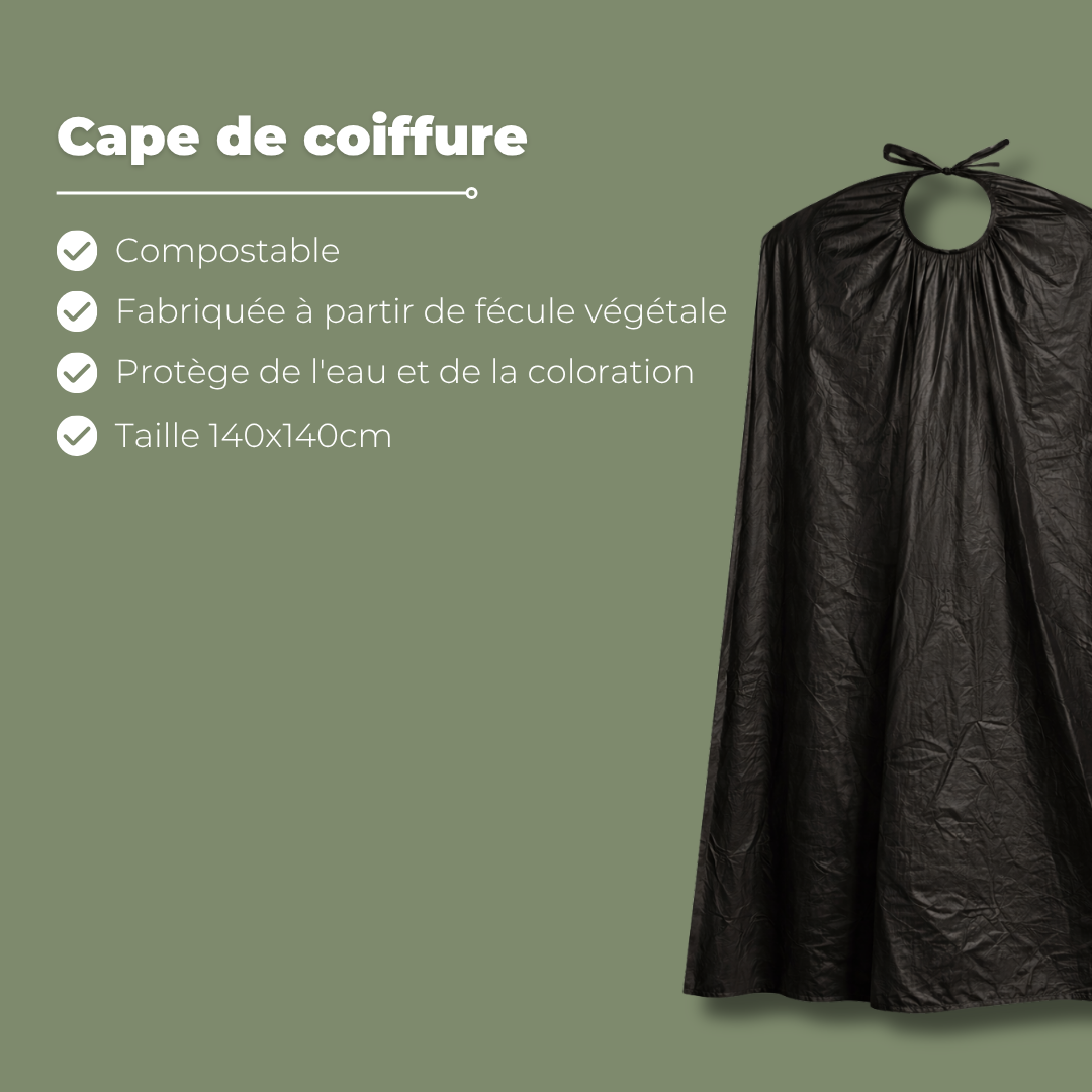 
                  
                    Cape de coiffure compostable - Boite de 50
                  
                